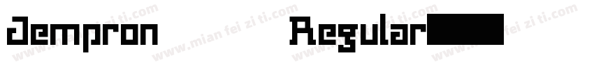 Jempron   Regular字体转换